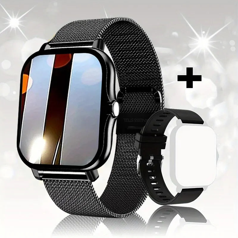 New SmartWatch 1.83" Big Color Screen Full Touch Custom Dial Smart Watch Bluetooth Call with App Support Smart Watch Women Men