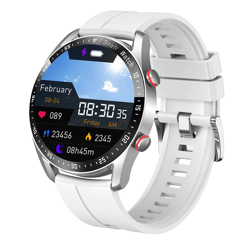 Bluetooth Call Smart Watch Men Laser Health Blood Pressure Fitnes Sports Watches Man Sports Waterproof Smartwatch